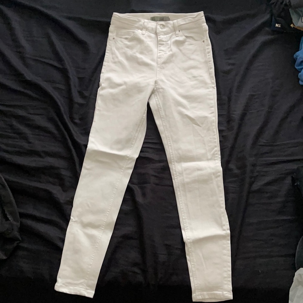 Topshop Moto Jamie White Jeans